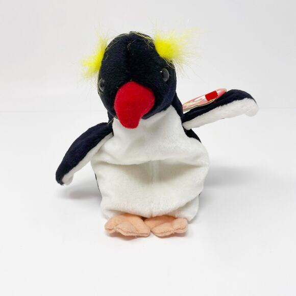 TY Vintage Penguin "Frigid" Beanie Baby - Picture 1 of 9